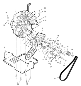 Part Location Diagram of 01X216 Briggs and Stratton Bolt